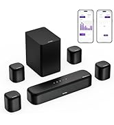 ULTIMEA Dolby Atmos サウンドバー Nova S50 ブラック Amazon.co.jp: ULTIMEA Dolby Atmos サウンドバー 2.1ch サブ